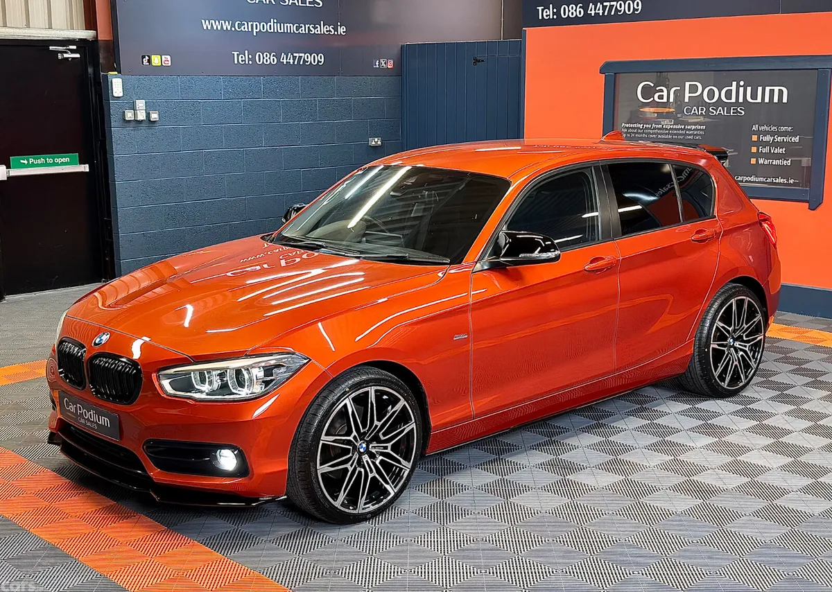 BMW 1-Series Hatchback, Diesel, 2016, Orange