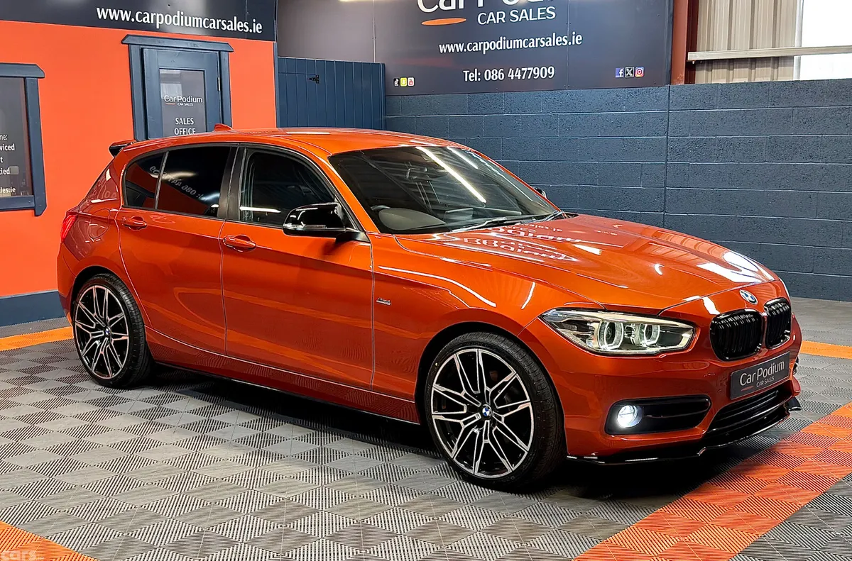 BMW 1-Series Hatchback, Diesel, 2016, Orange