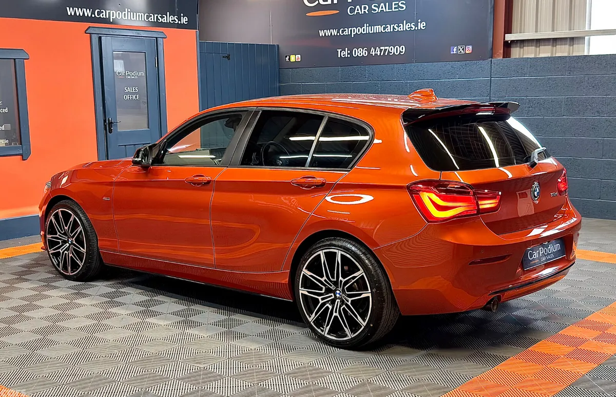 BMW 1-Series Hatchback, Diesel, 2016, Orange