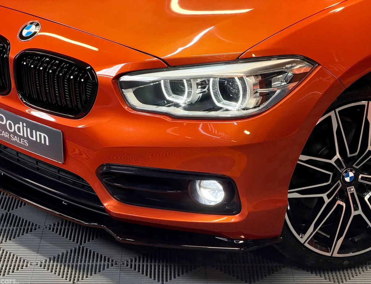 BMW 1-Series Hatchback, Diesel, 2016, Orange