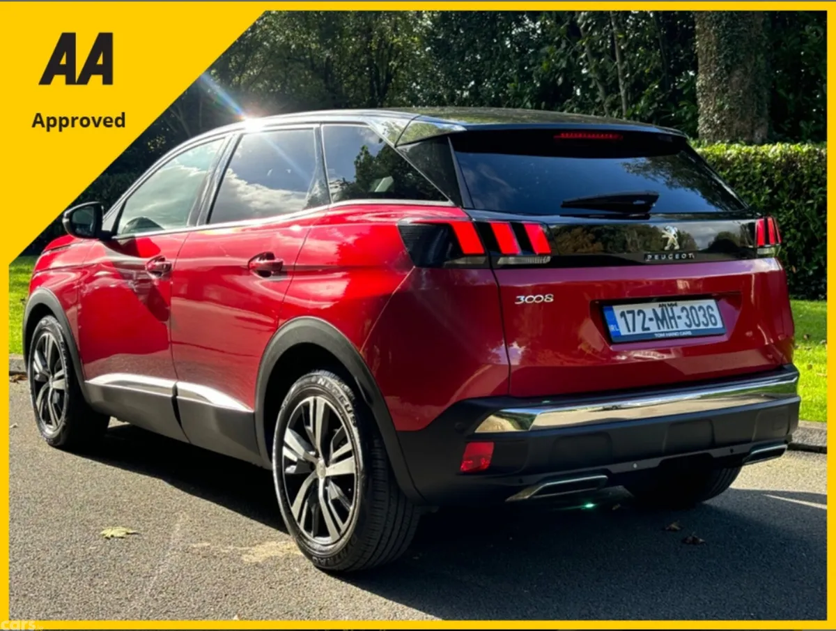 Peugeot 3008 SUV, Diesel, 2017, Red