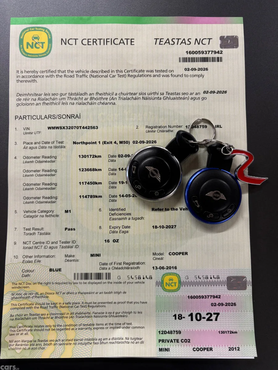 Mini Cooper Coupe, Petrol, 2012, Blue