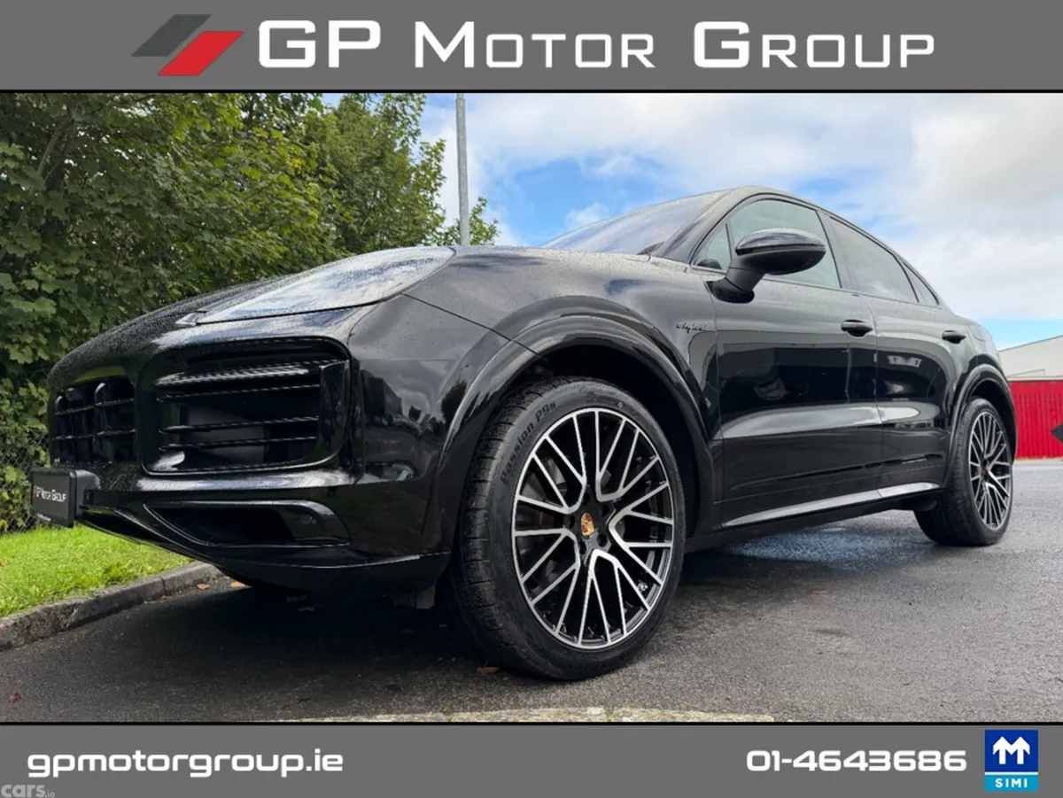 Porsche Cayenne Coupe, Petrol Plug-in Hybrid, 2022, Black