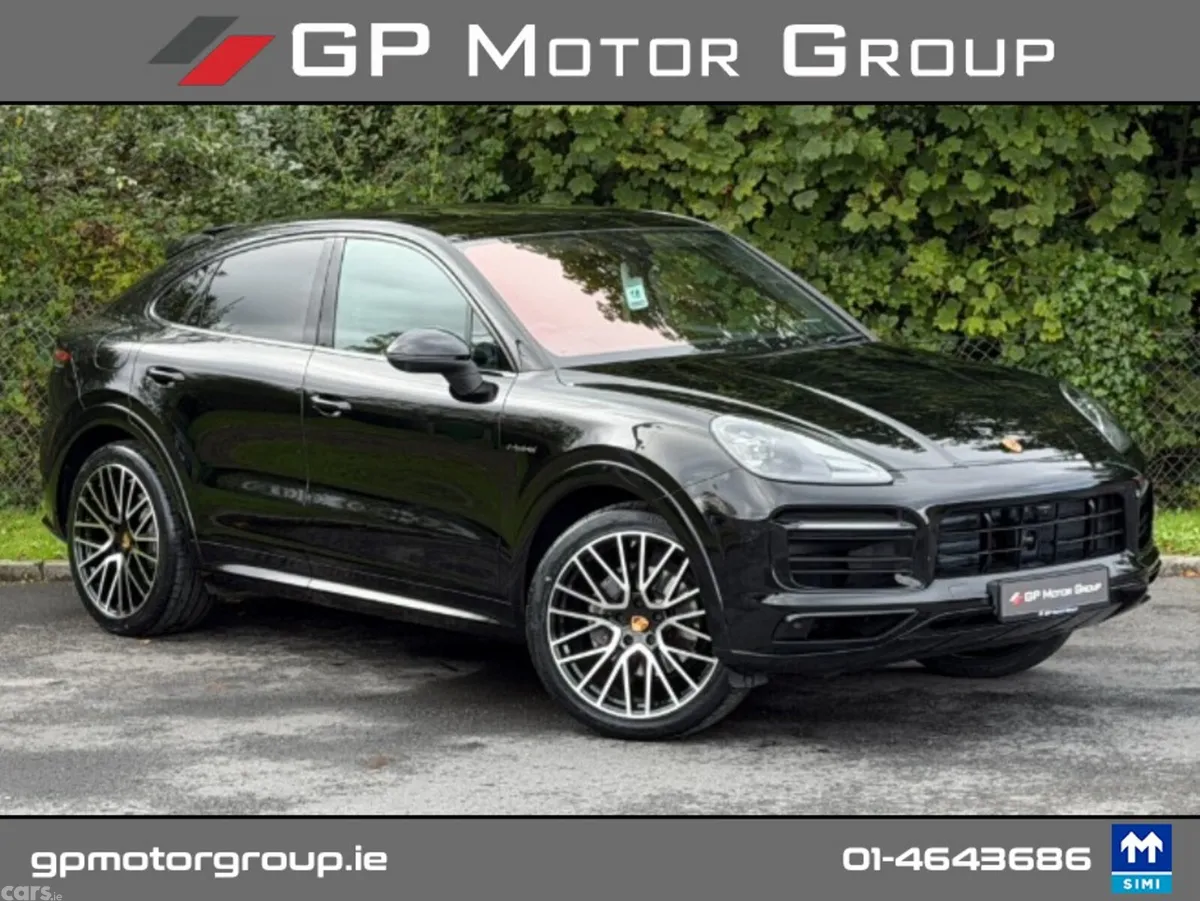Porsche Cayenne Coupe, Petrol Plug-in Hybrid, 2022, Black