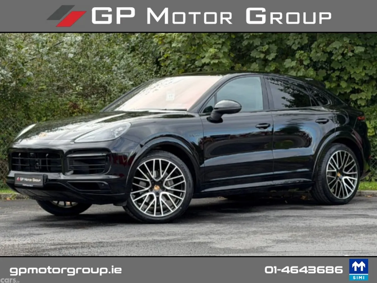 Porsche Cayenne Coupe, Petrol Plug-in Hybrid, 2022, Black