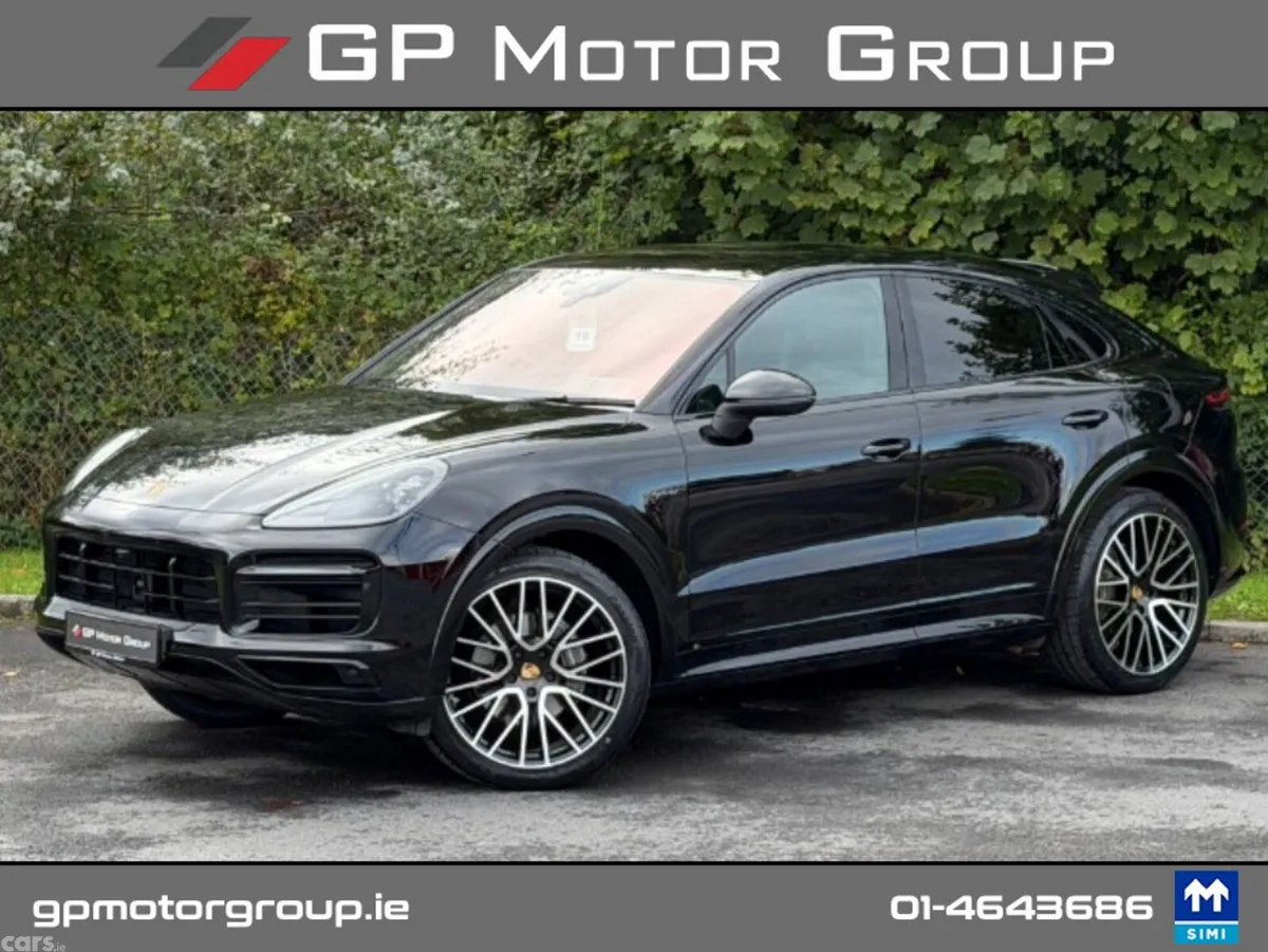 Porsche Cayenne Coupe, Petrol Plug-in Hybrid, 2022, Black