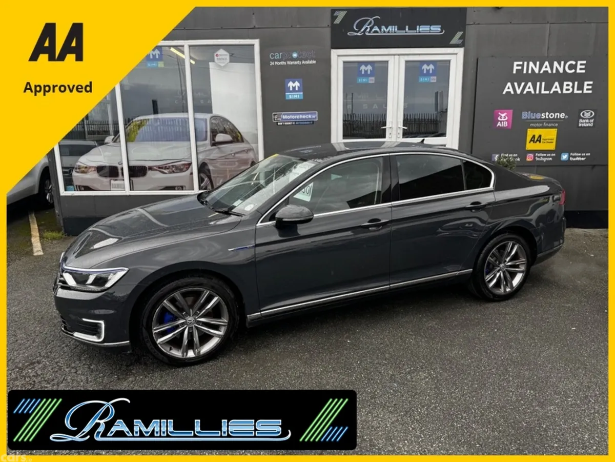 Volkswagen Passat Saloon, Petrol Plug-in Hybrid, 2017, Grey
