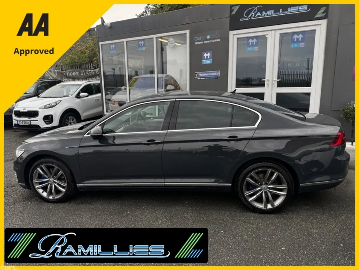 Volkswagen Passat Saloon, Petrol Plug-in Hybrid, 2017, Grey