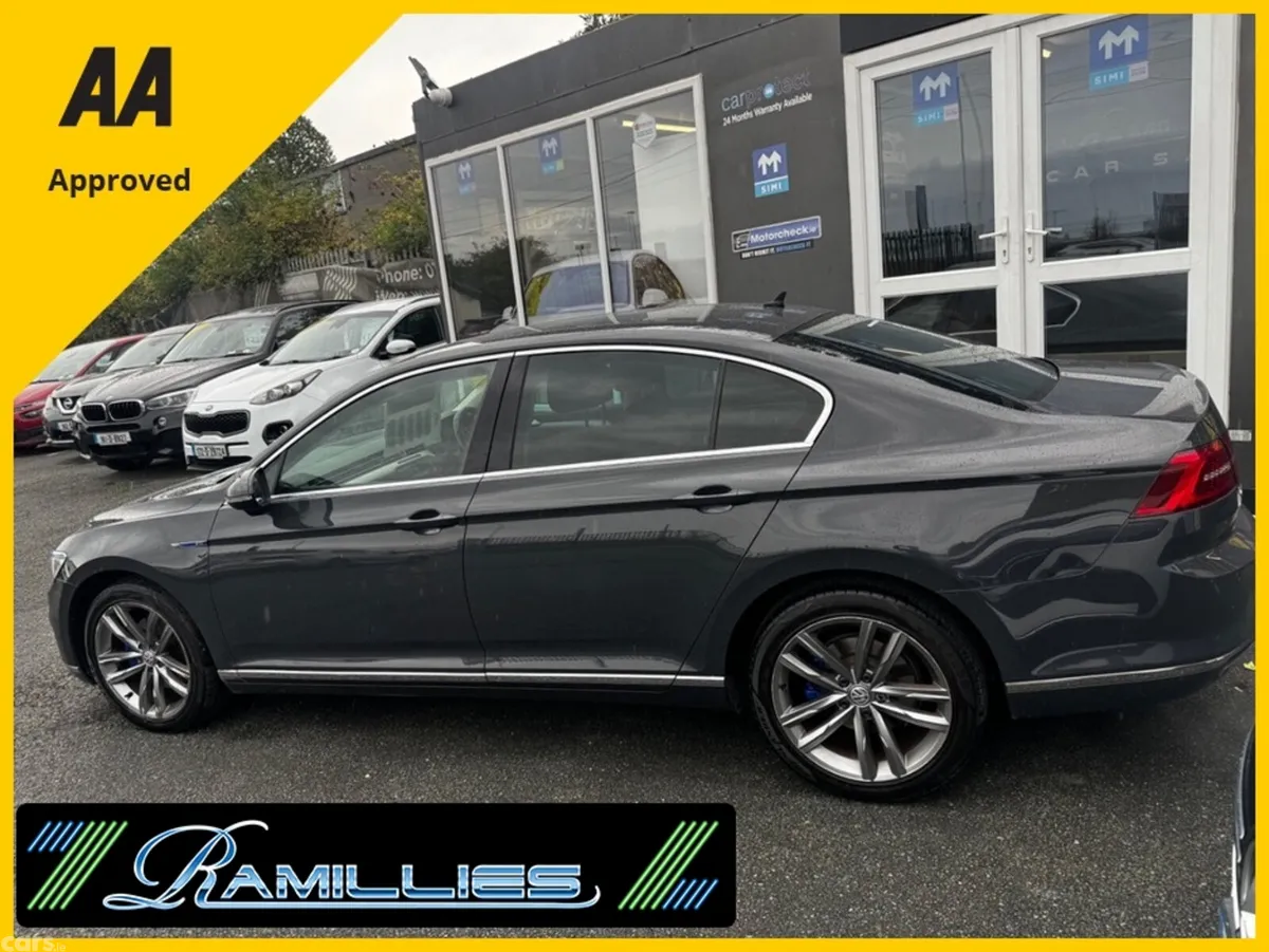 Volkswagen Passat Saloon, Petrol Plug-in Hybrid, 2017, Grey