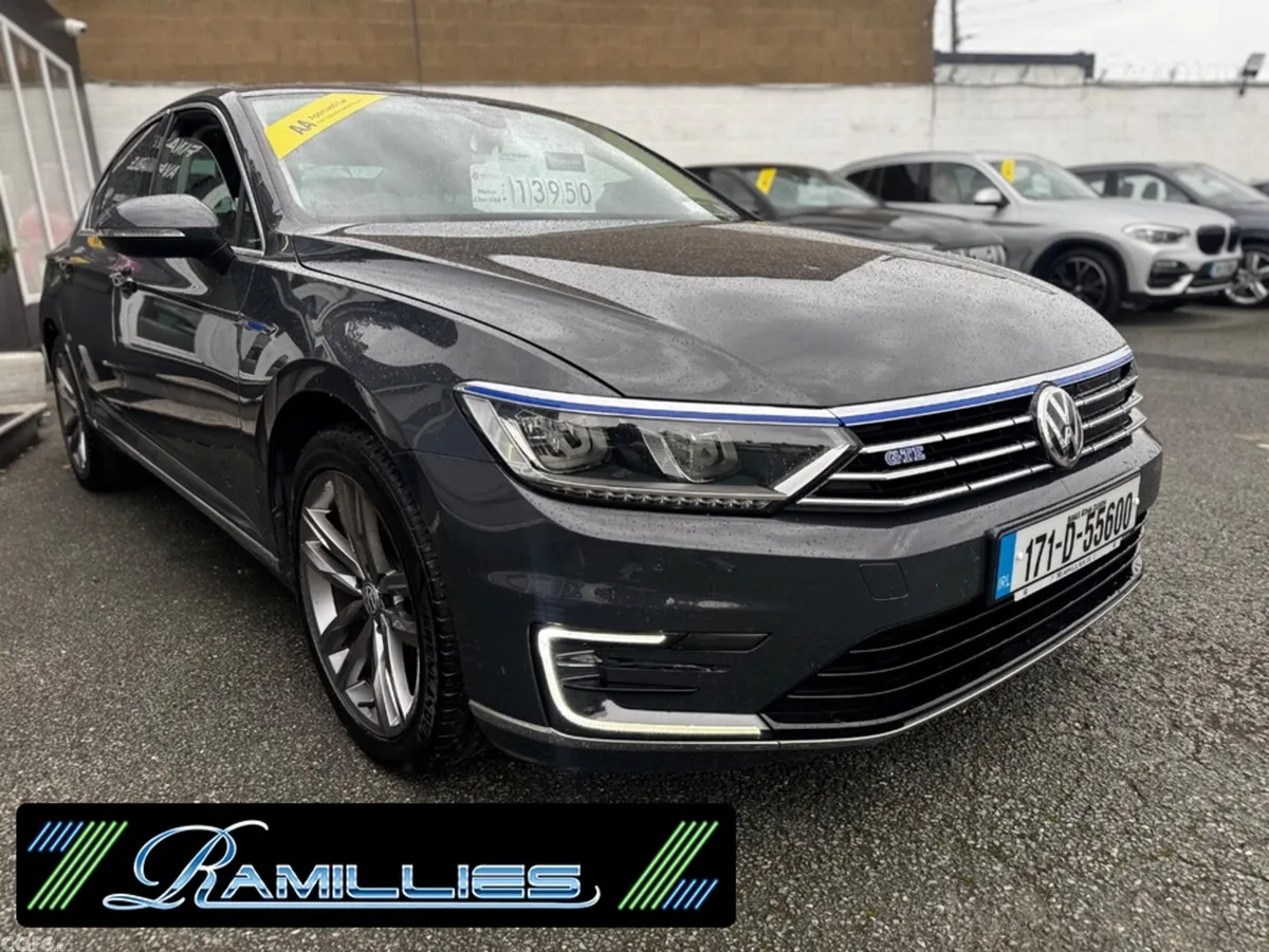 Volkswagen Passat Saloon, Petrol Plug-in Hybrid, 2017, Grey