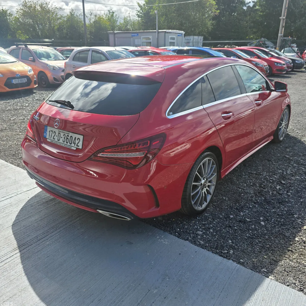 Mercedes-Benz CLA Estate, Petrol, 2017, Red