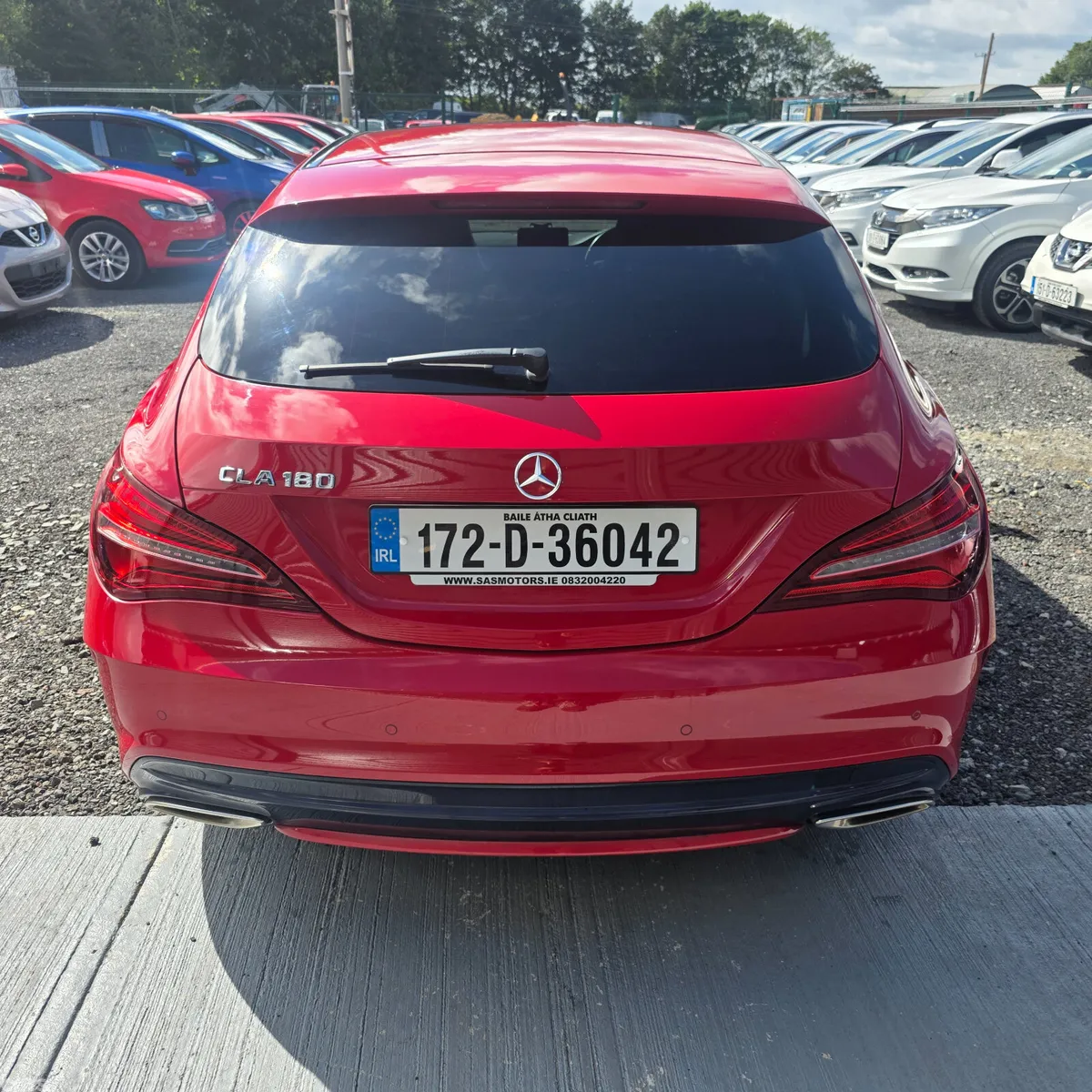 Mercedes-Benz CLA Estate, Petrol, 2017, Red