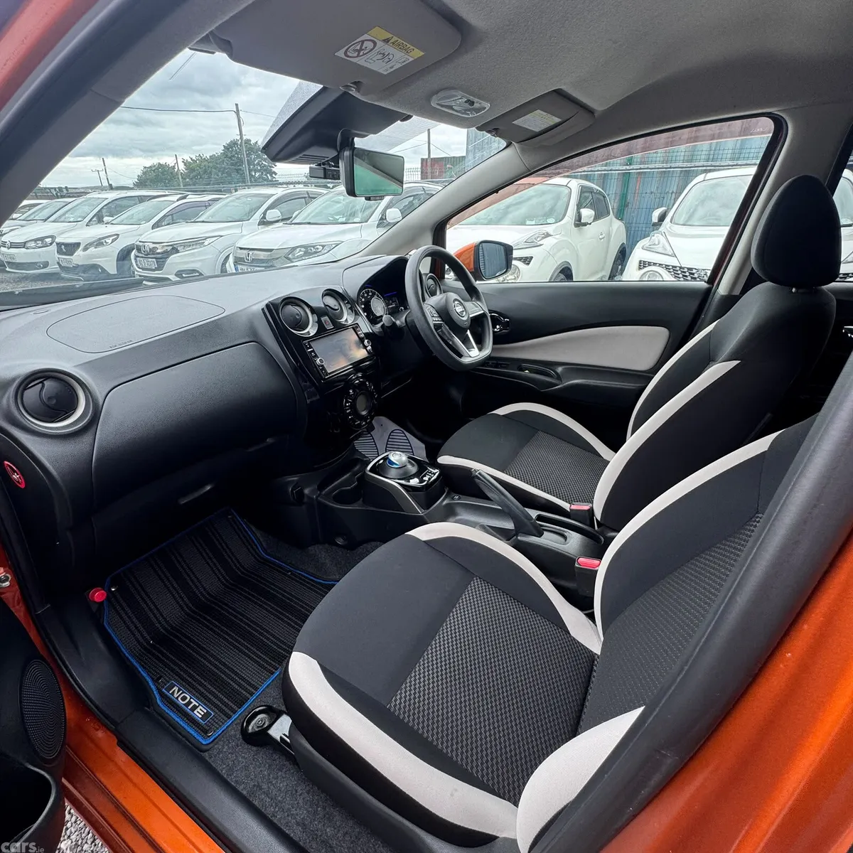 Nissan Note Hatchback, Petrol Hybrid, 2018, Orange