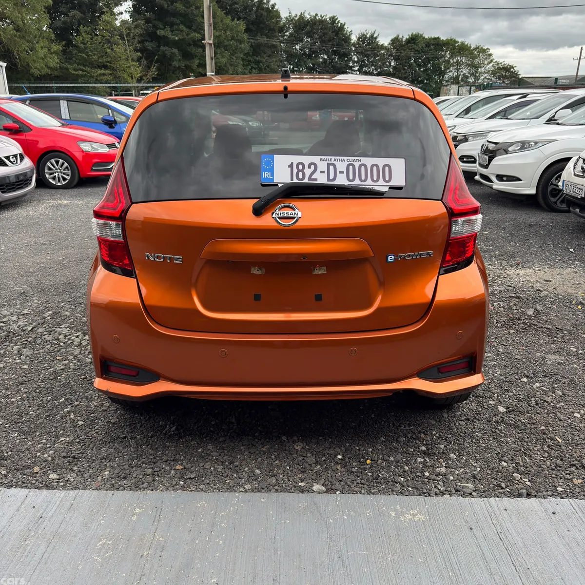 Nissan Note Hatchback, Petrol Hybrid, 2018, Orange