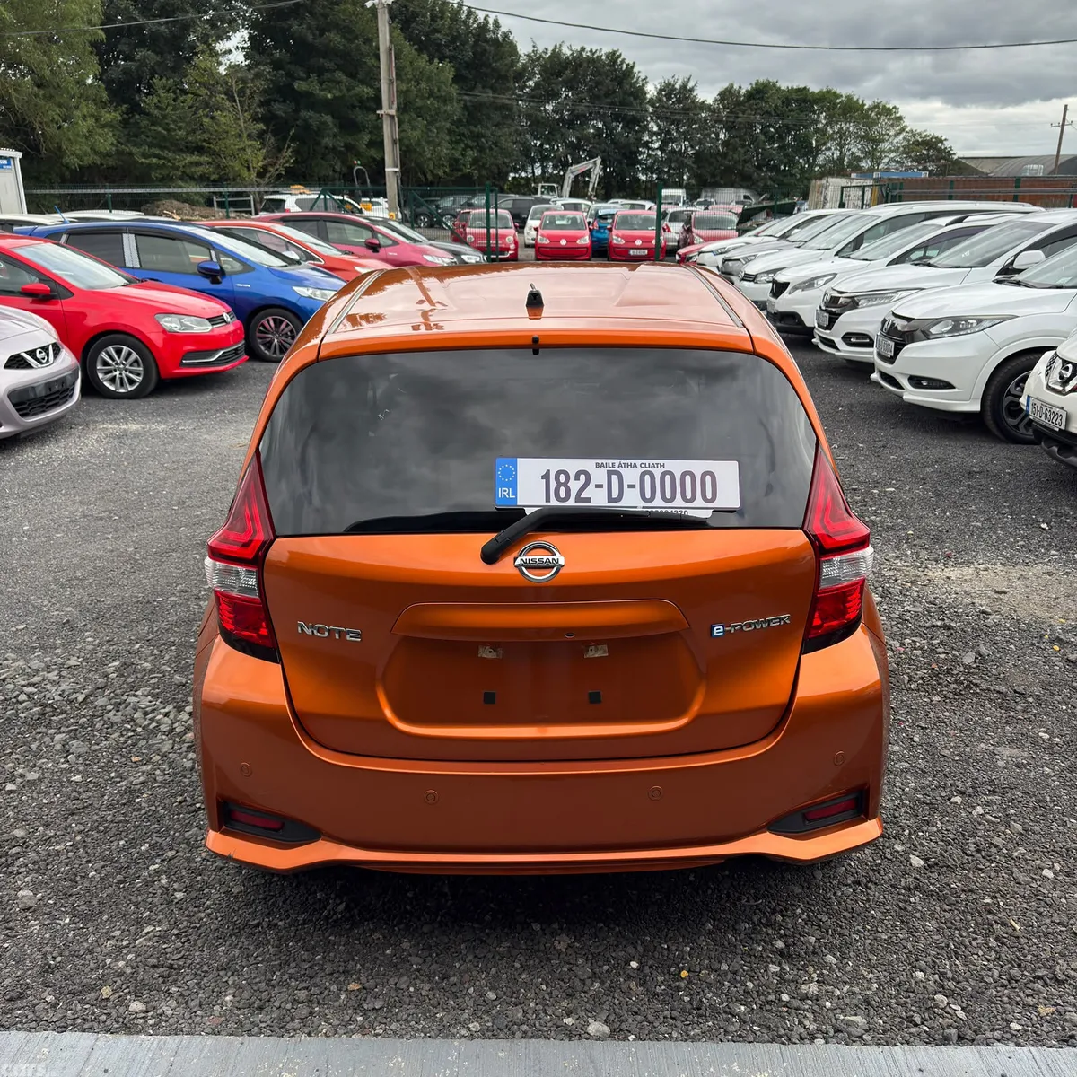 Nissan Note Hatchback, Petrol Hybrid, 2018, Orange