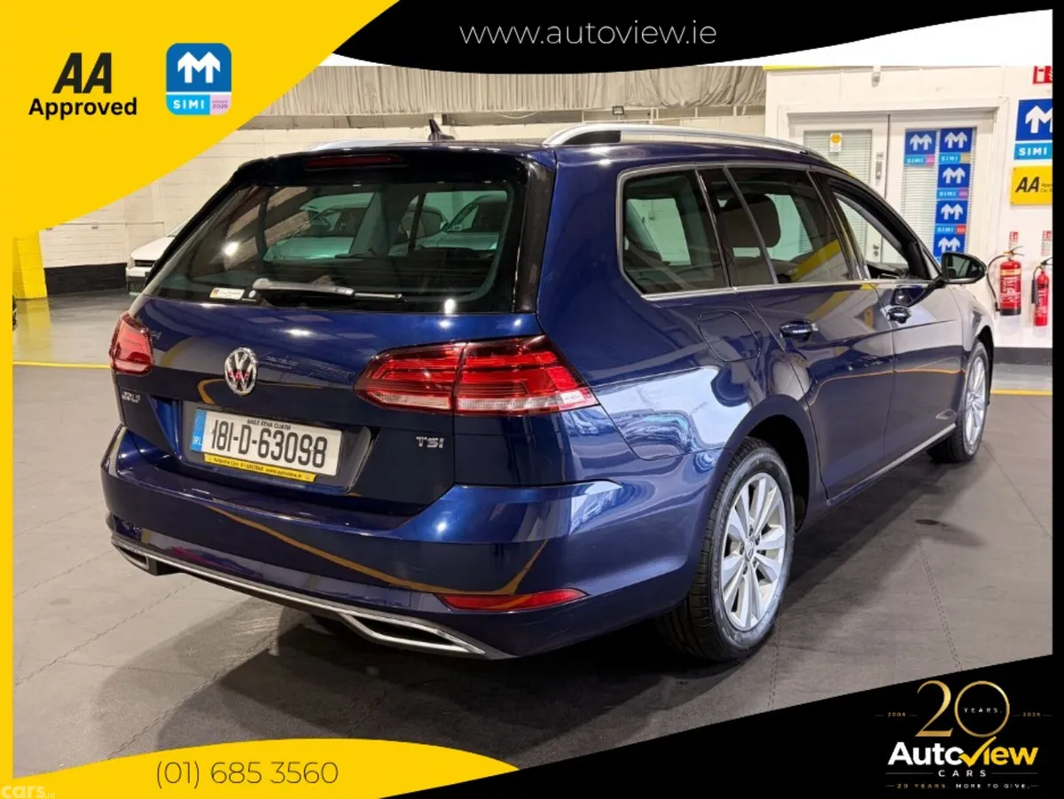 Volkswagen Golf Estate, Petrol, 2018, Blue
