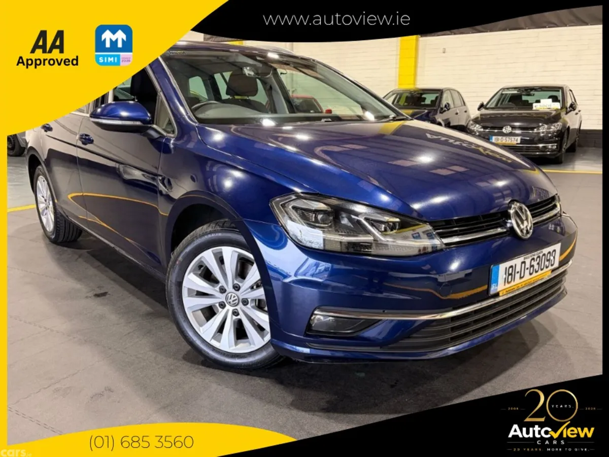Volkswagen Golf Estate, Petrol, 2018, Blue