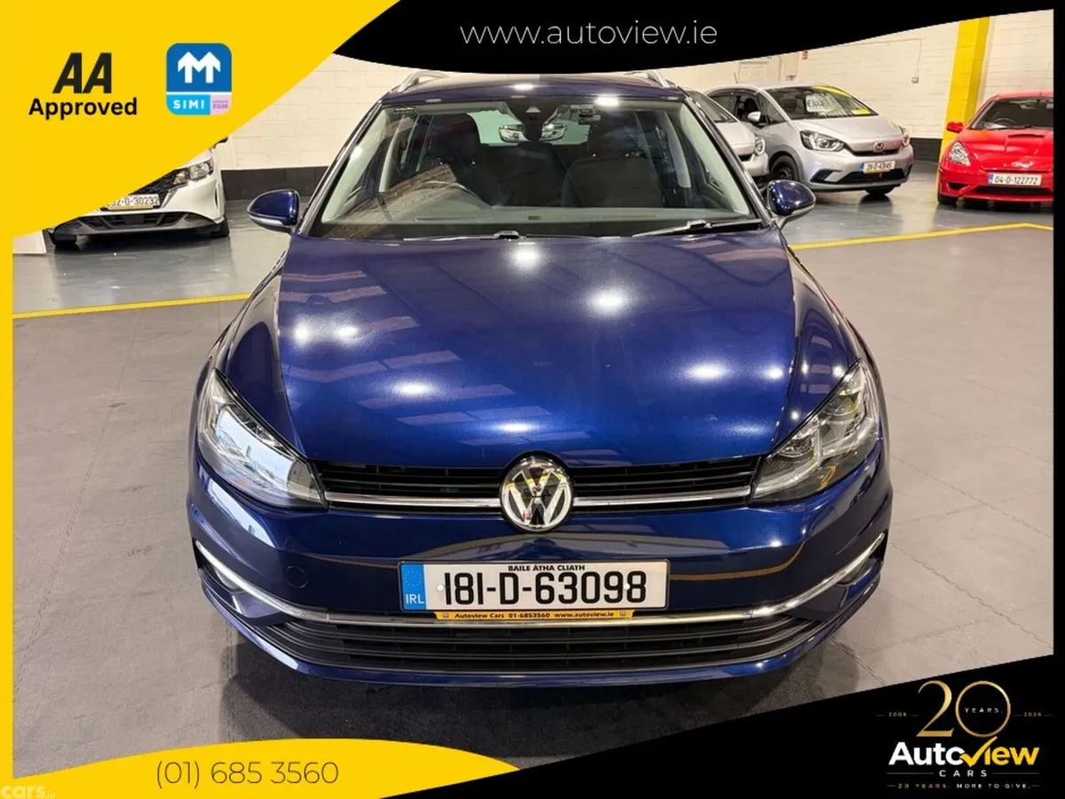 Volkswagen Golf Estate, Petrol, 2018, Blue