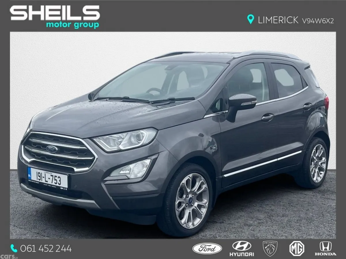 Ford EcoSport SUV, Petrol, 2019, Grey