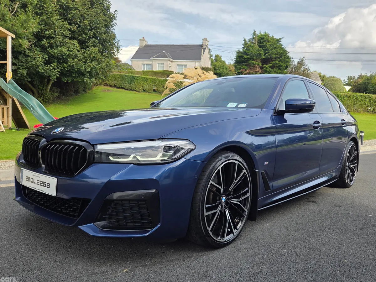 BMW 5-Series Saloon, Diesel, 2021, Blue