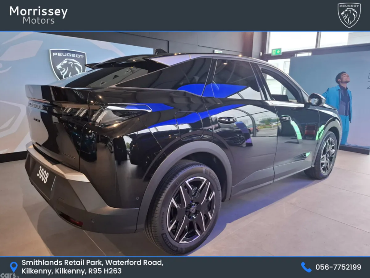 Peugeot 3008 SUV, Petrol Hybrid, 2026, Black