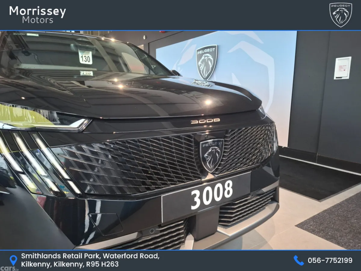 Peugeot 3008 SUV, Petrol Hybrid, 2026, Black