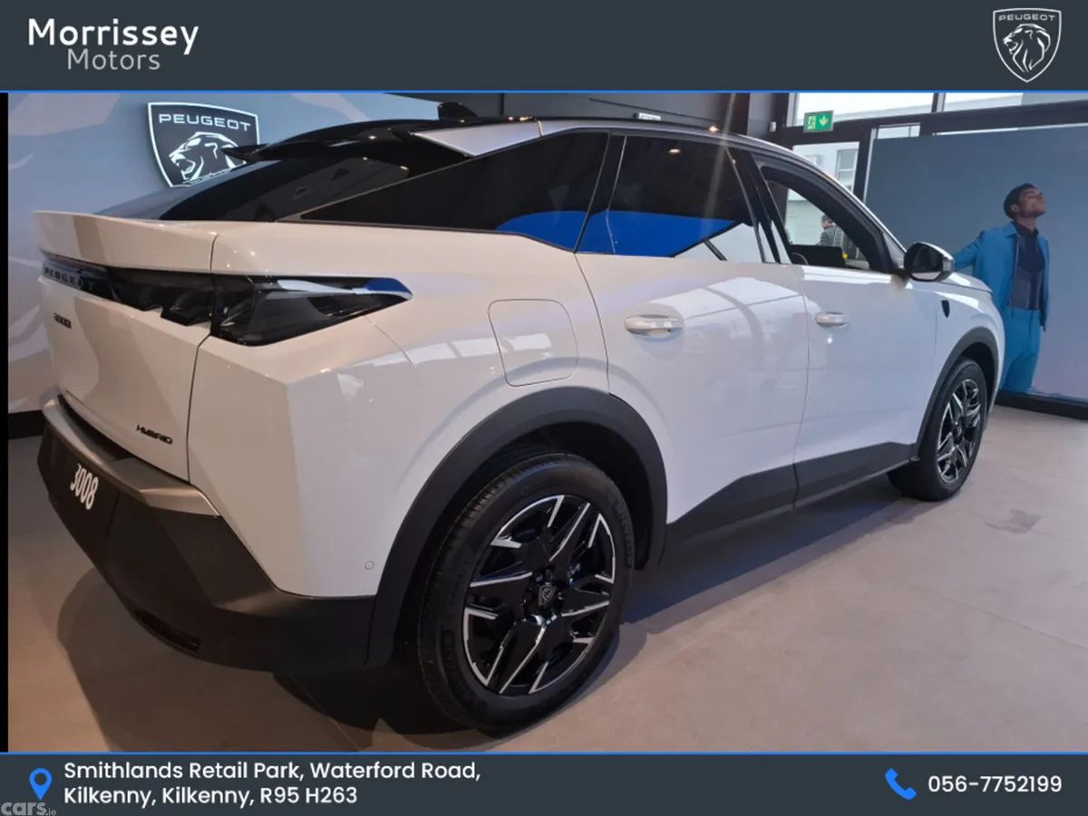 Peugeot 3008 SUV, Petrol Hybrid, 2026, White