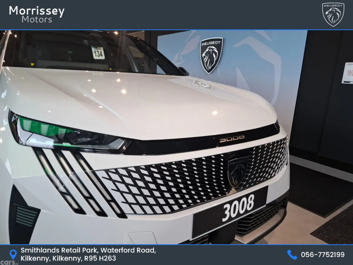 Peugeot 3008 SUV, Petrol Hybrid, 2026, White