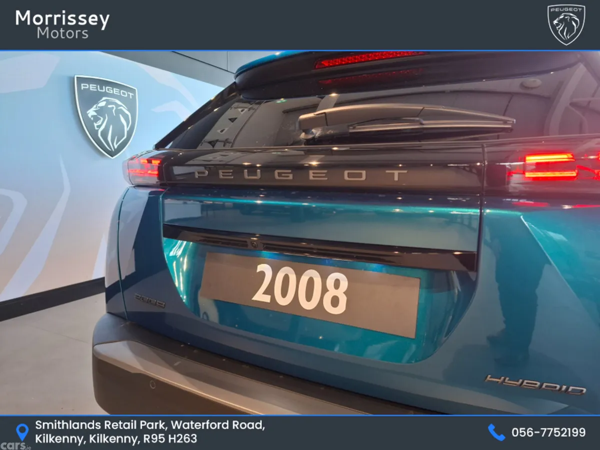 Peugeot 2008 SUV, Petrol Hybrid, 2026, Blue