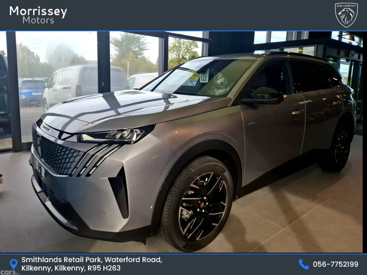 Peugeot 5008 SUV, Petrol Hybrid, 2026, Grey