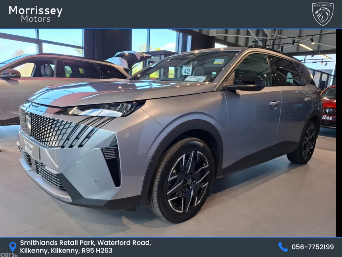 Peugeot 5008 MPV, Petrol Hybrid, 2025, Grey