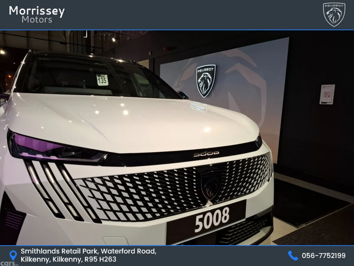 Peugeot 5008 SUV, Petrol Hybrid, 2026, White