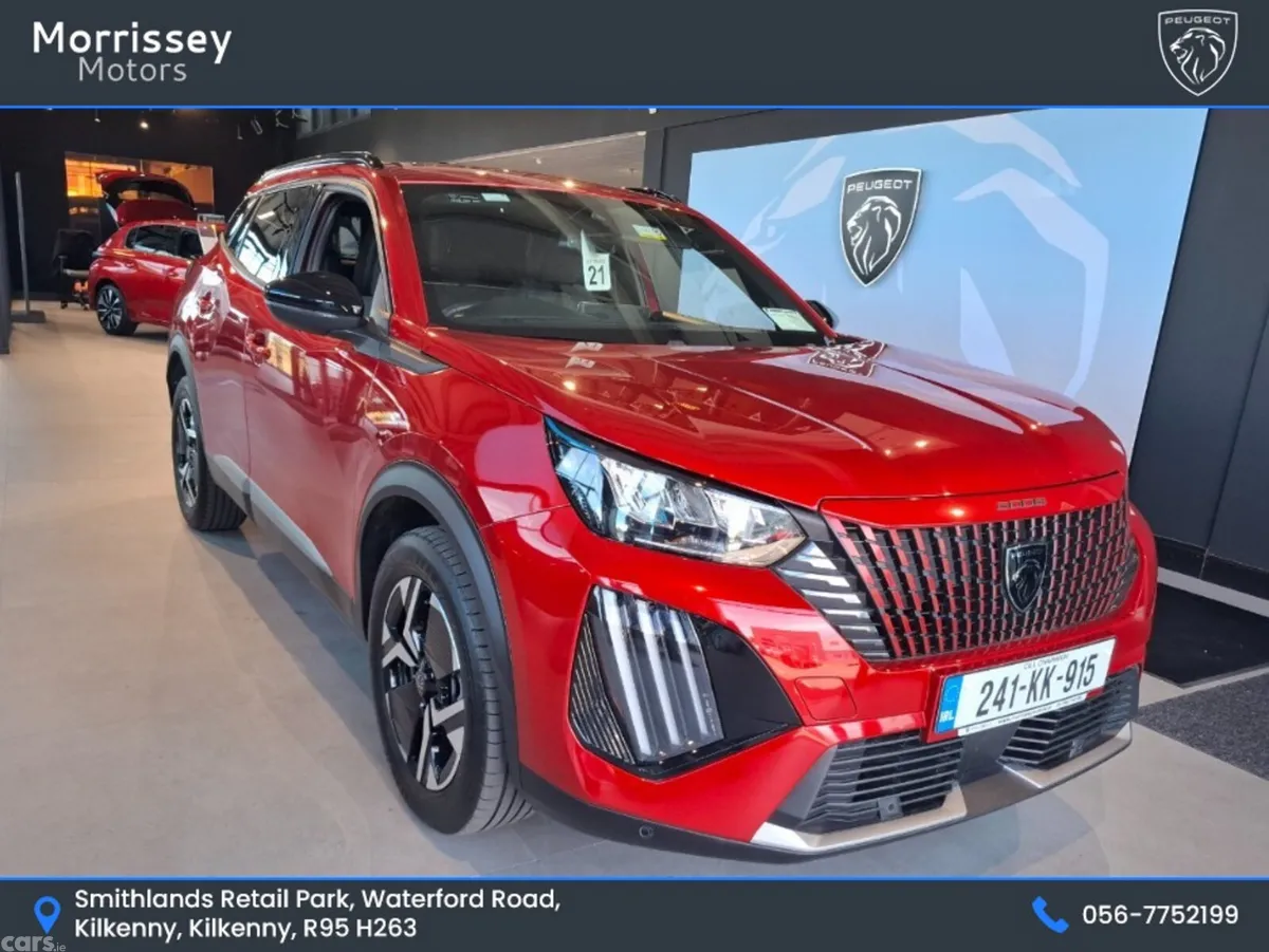 Peugeot 2008 MPV, Petrol, 2024, Red