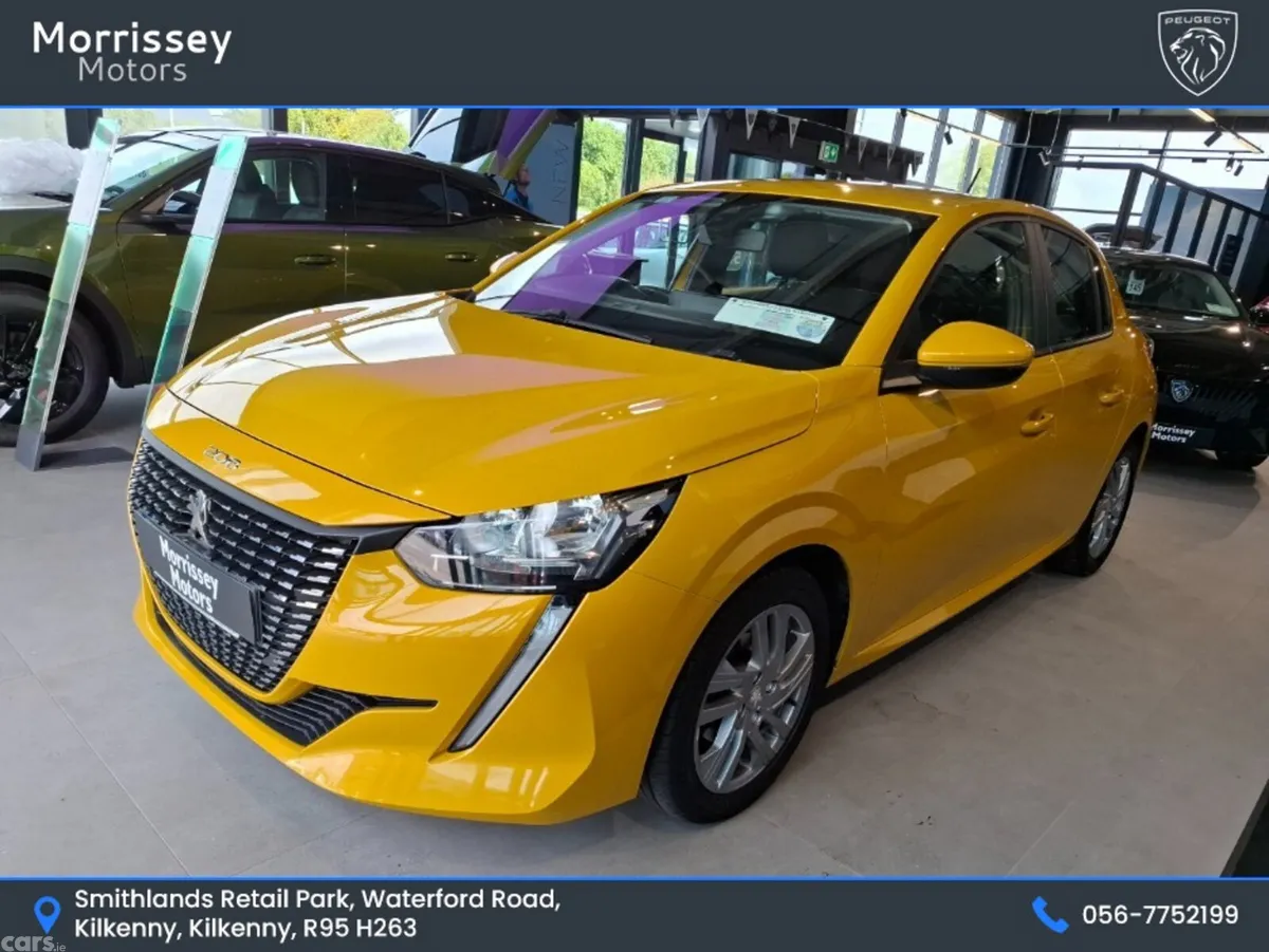 Peugeot 208 Hatchback, Petrol, 2020, Yellow