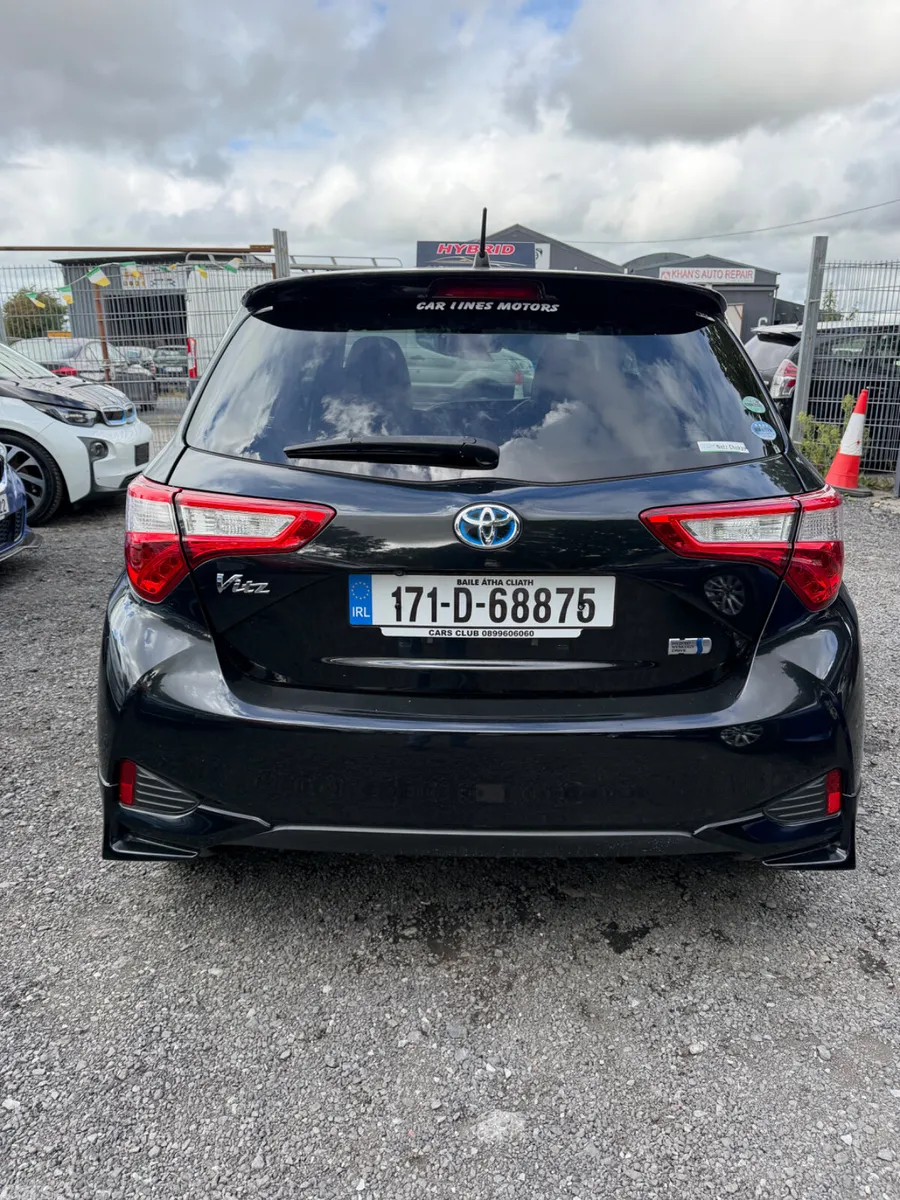 Toyota Vitz Hatchback, Petrol Hybrid, 2017, Black