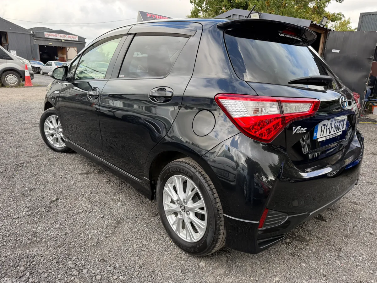 Toyota Vitz Hatchback, Petrol Hybrid, 2017, Black