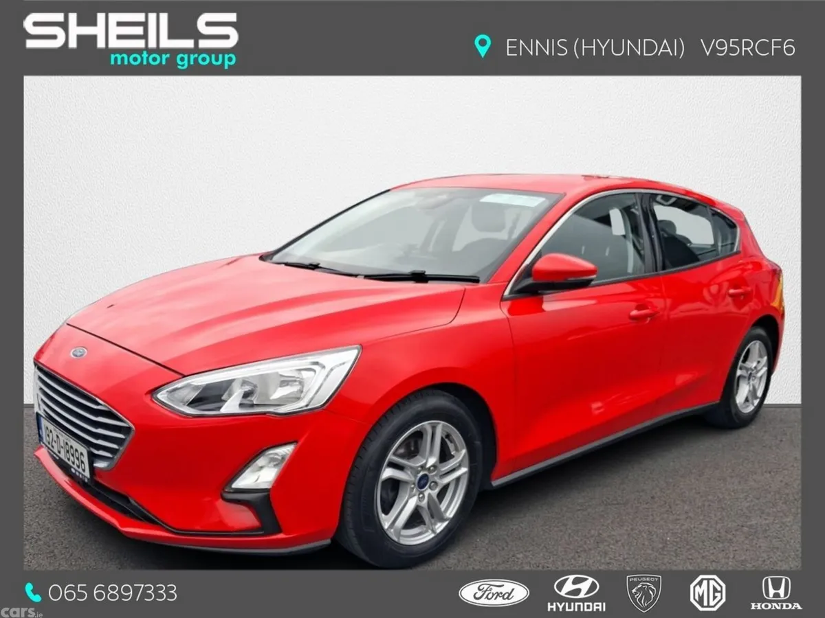 Ford Focus Hatchback, Diesel, 2019, Red