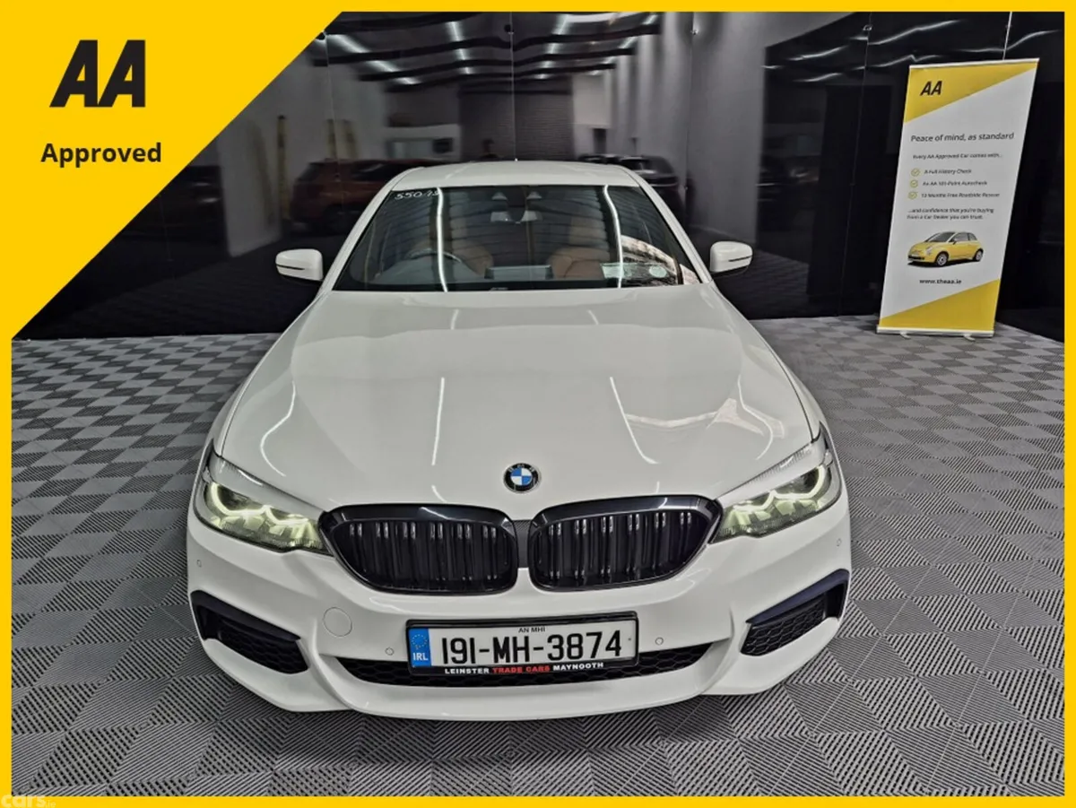 BMW 5-Series Saloon, Diesel, 2019, White