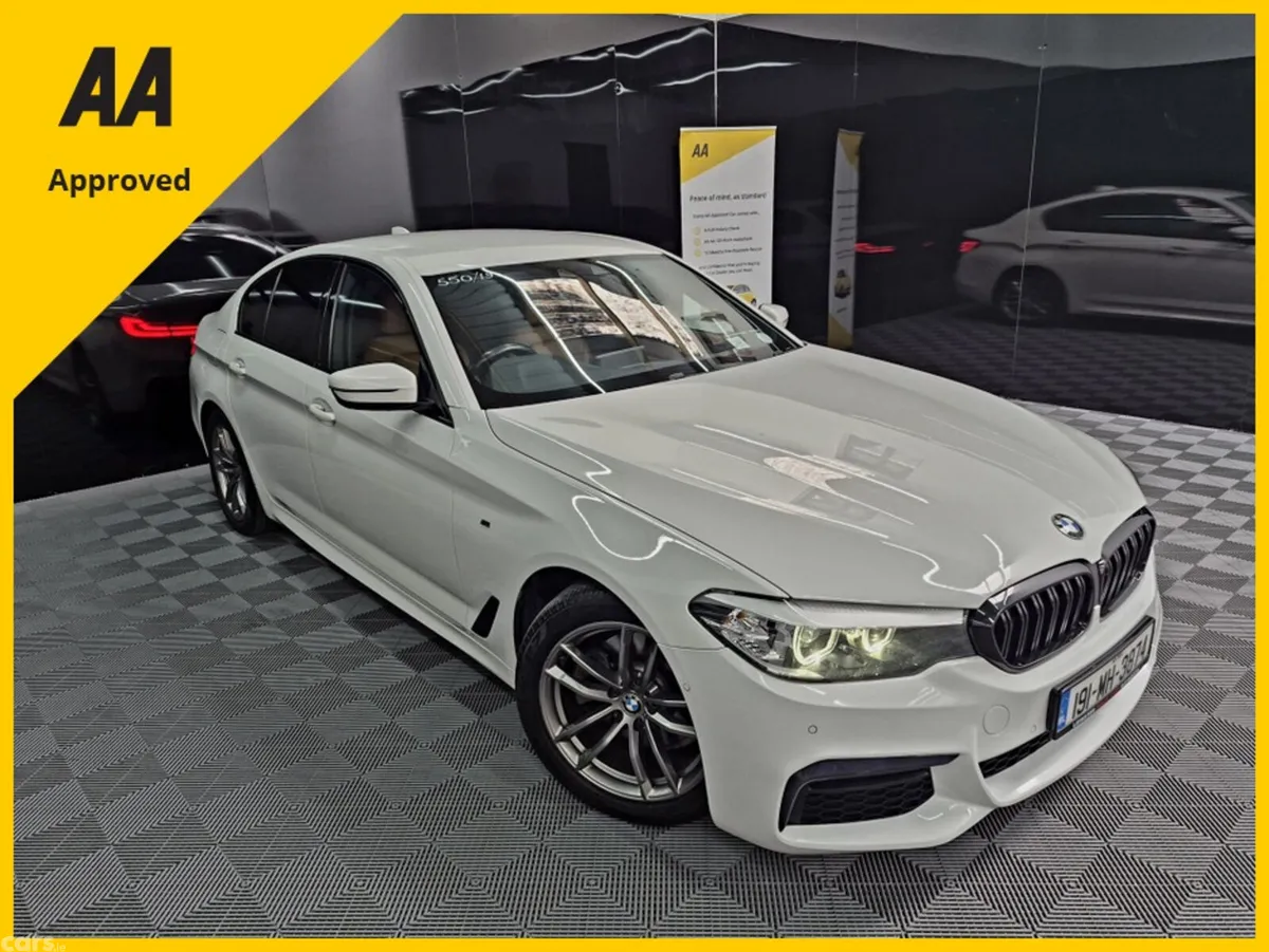 BMW 5-Series Saloon, Diesel, 2019, White