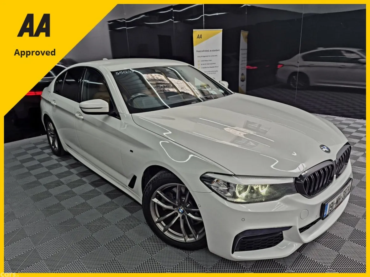 BMW 5-Series Saloon, Diesel, 2019, White