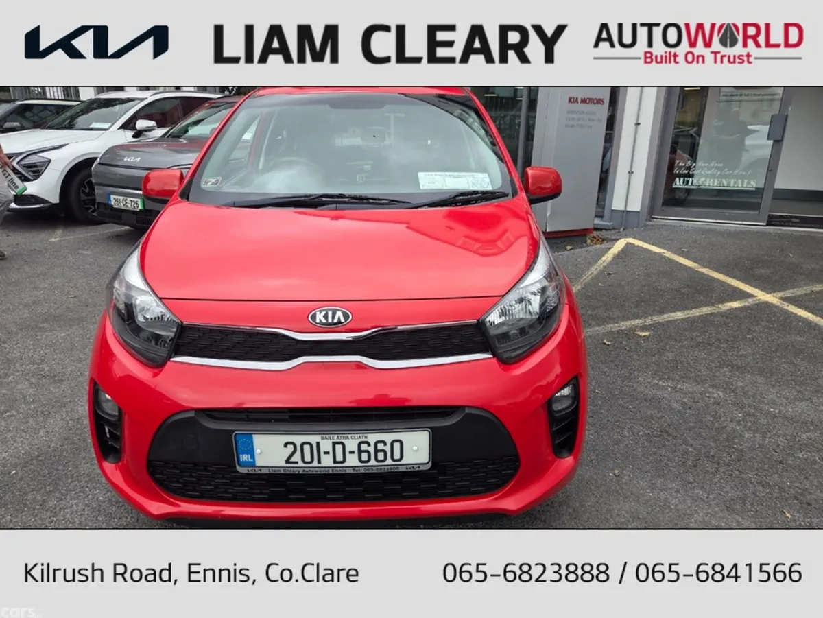 Kia Picanto Hatchback, Petrol, 2020, Red