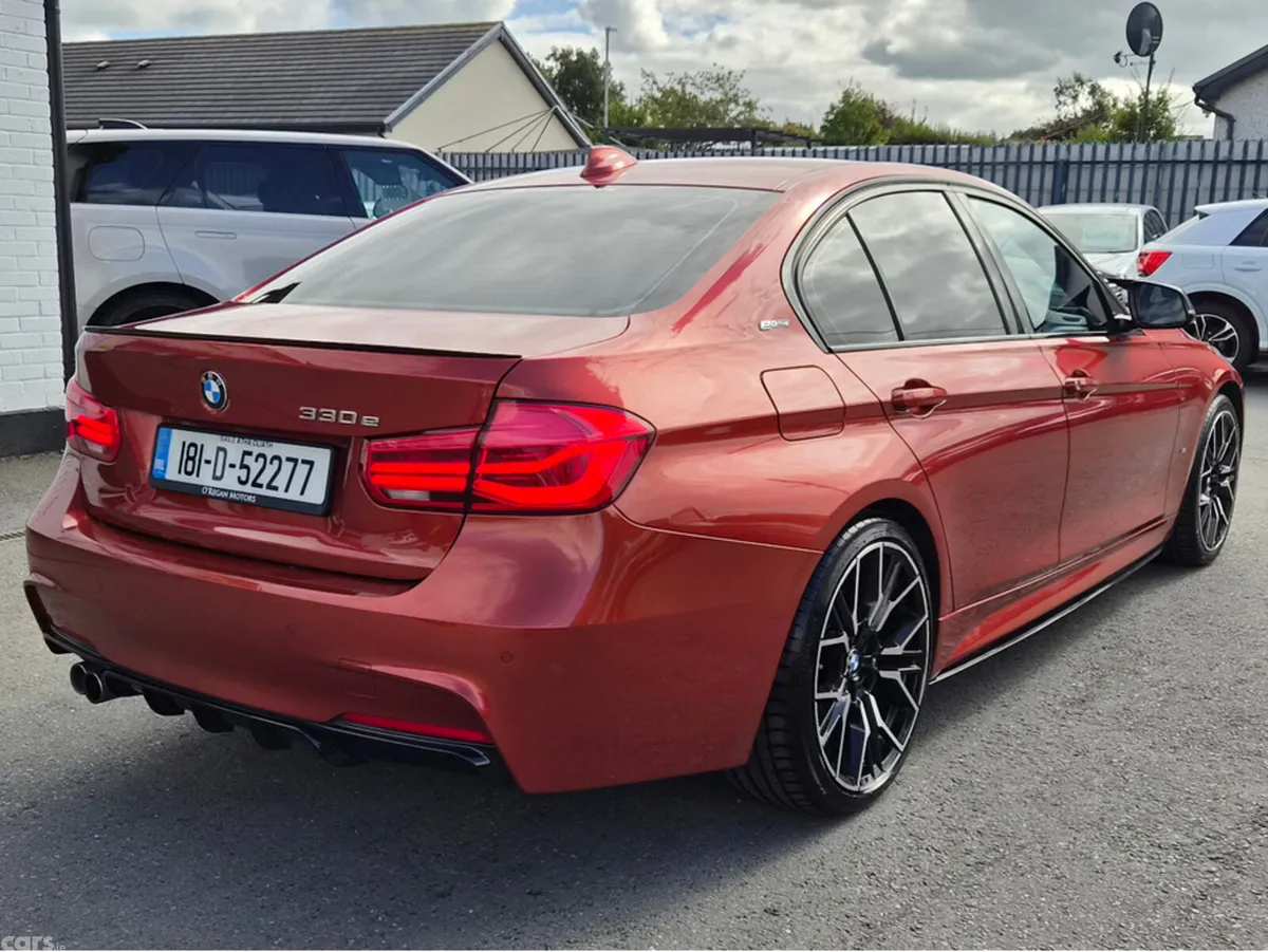 BMW 3-Series Saloon, Petrol Plug-in Hybrid, 2018, Orange