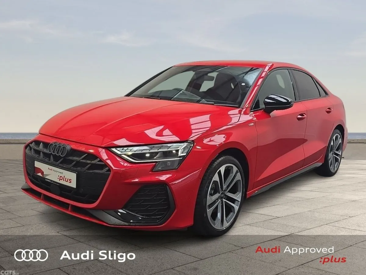 Audi A3 Saloon, Petrol, 2026, Red