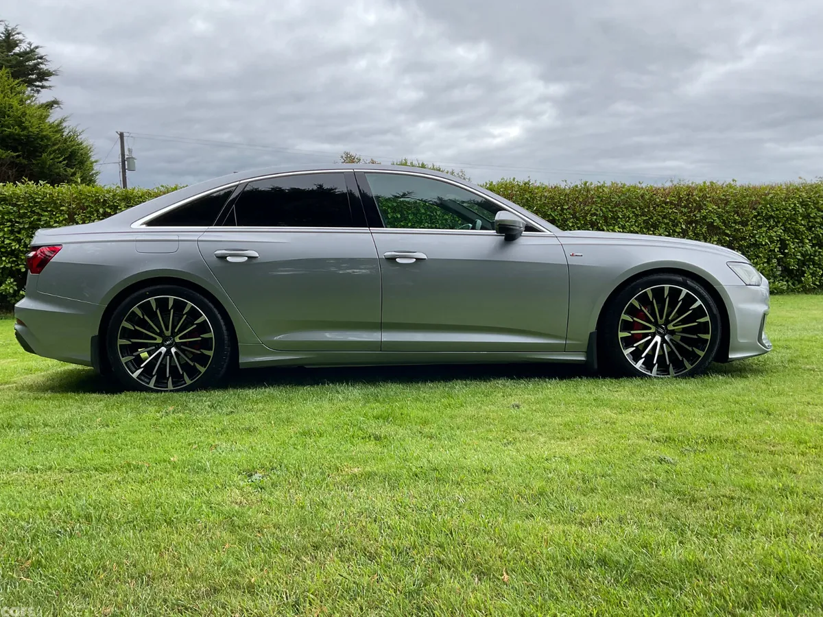 Audi A6 Saloon, Diesel Hybrid, 2019, Silver