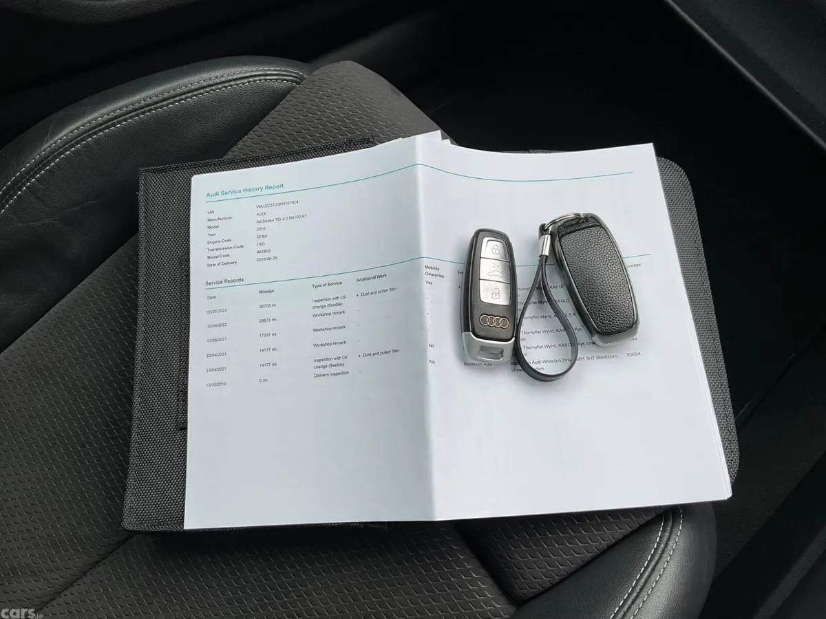 Audi A6 Saloon, Diesel Hybrid, 2019, Silver