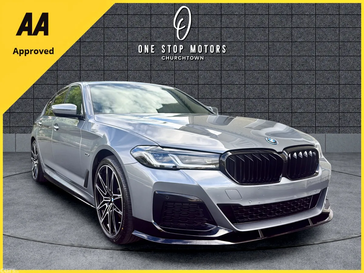 BMW 5-Series Saloon, Petrol Plug-in Hybrid, 2022, Grey