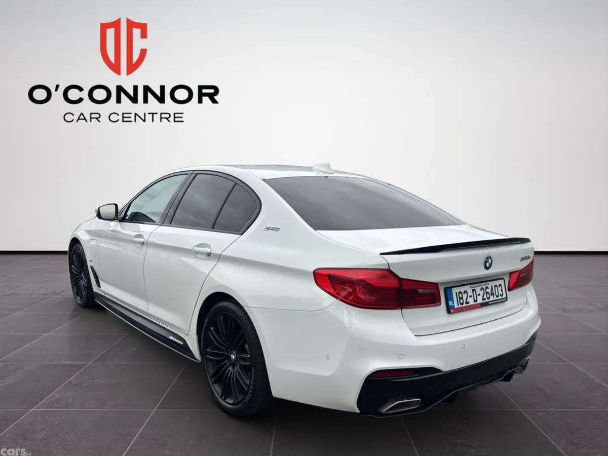 BMW 5-Series Saloon, Petrol Plug-in Hybrid, 2018, White
