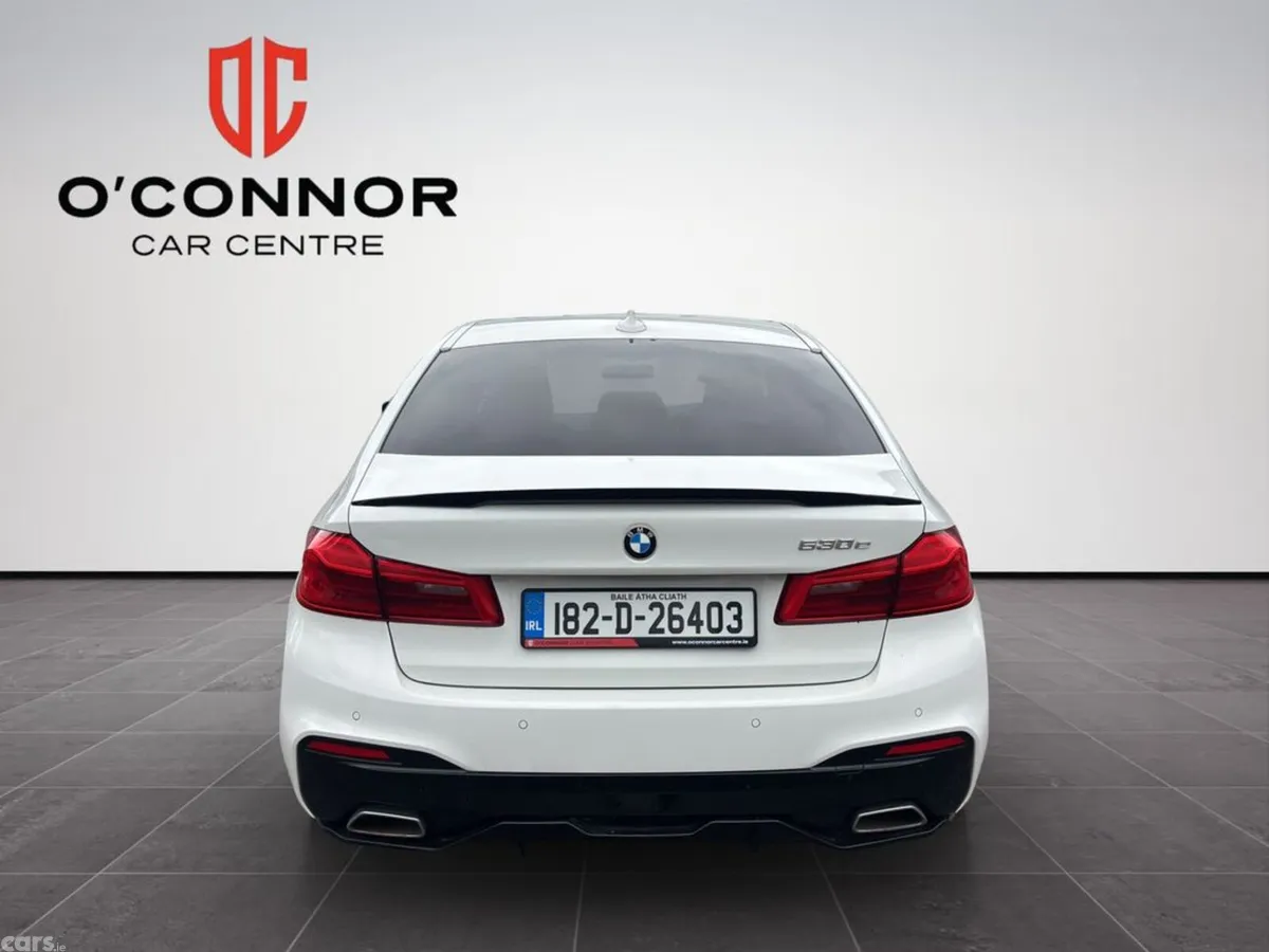 BMW 5-Series Saloon, Petrol Plug-in Hybrid, 2018, White