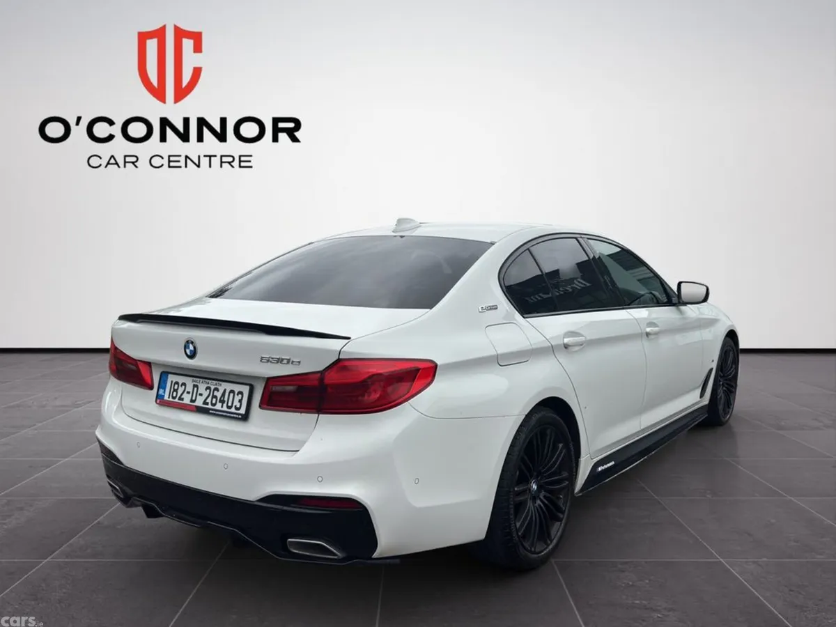 BMW 5-Series Saloon, Petrol Plug-in Hybrid, 2018, White