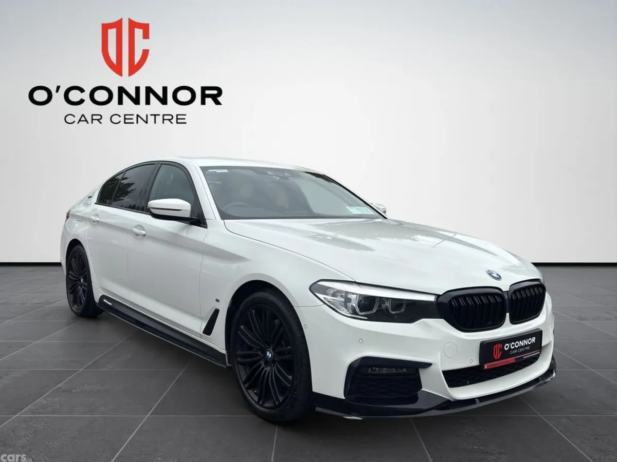 BMW 5-Series Saloon, Petrol Plug-in Hybrid, 2018, White